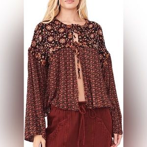 Free people embellished top